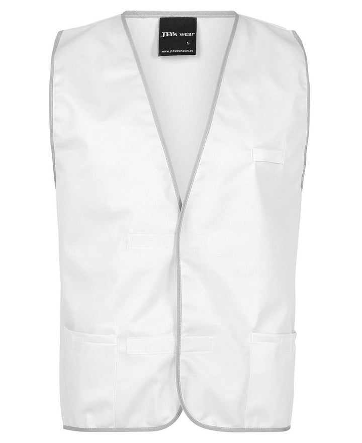 6HFV - Colour White Vest - velcro fastening