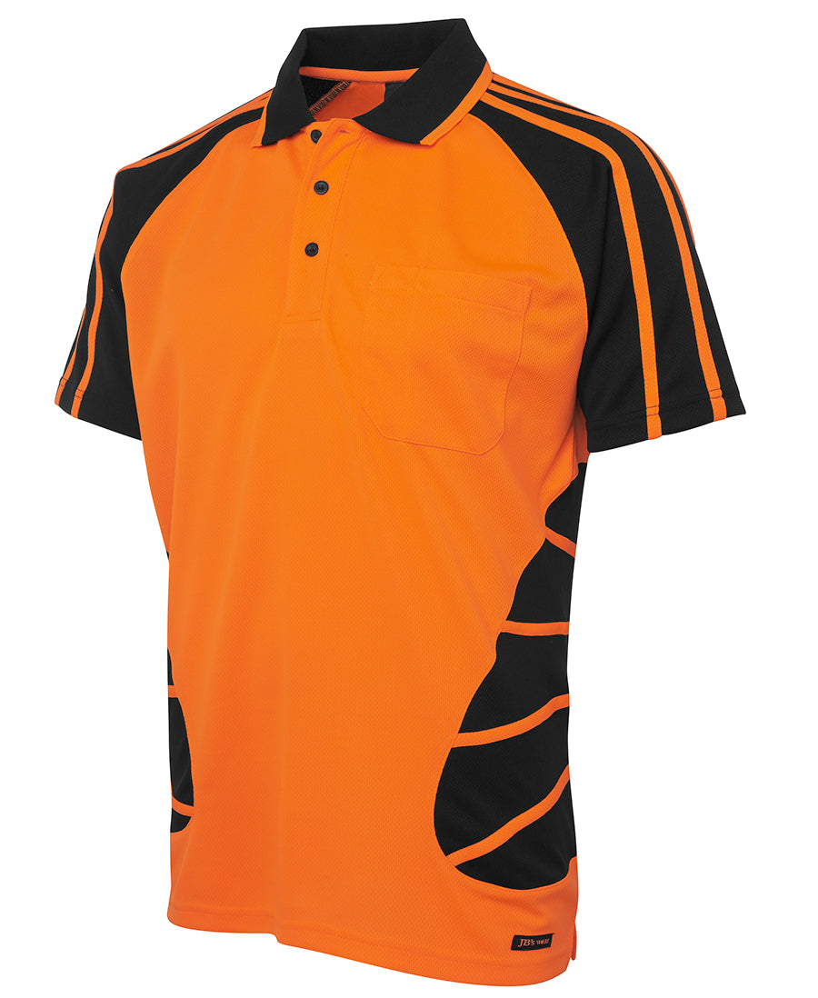 6HSP - JBs Wear - Hi-Viz Spider Polo