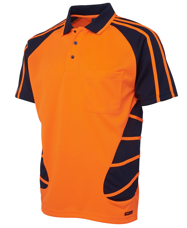 6HSP - JBs Wear - Hi-Viz Spider Polo