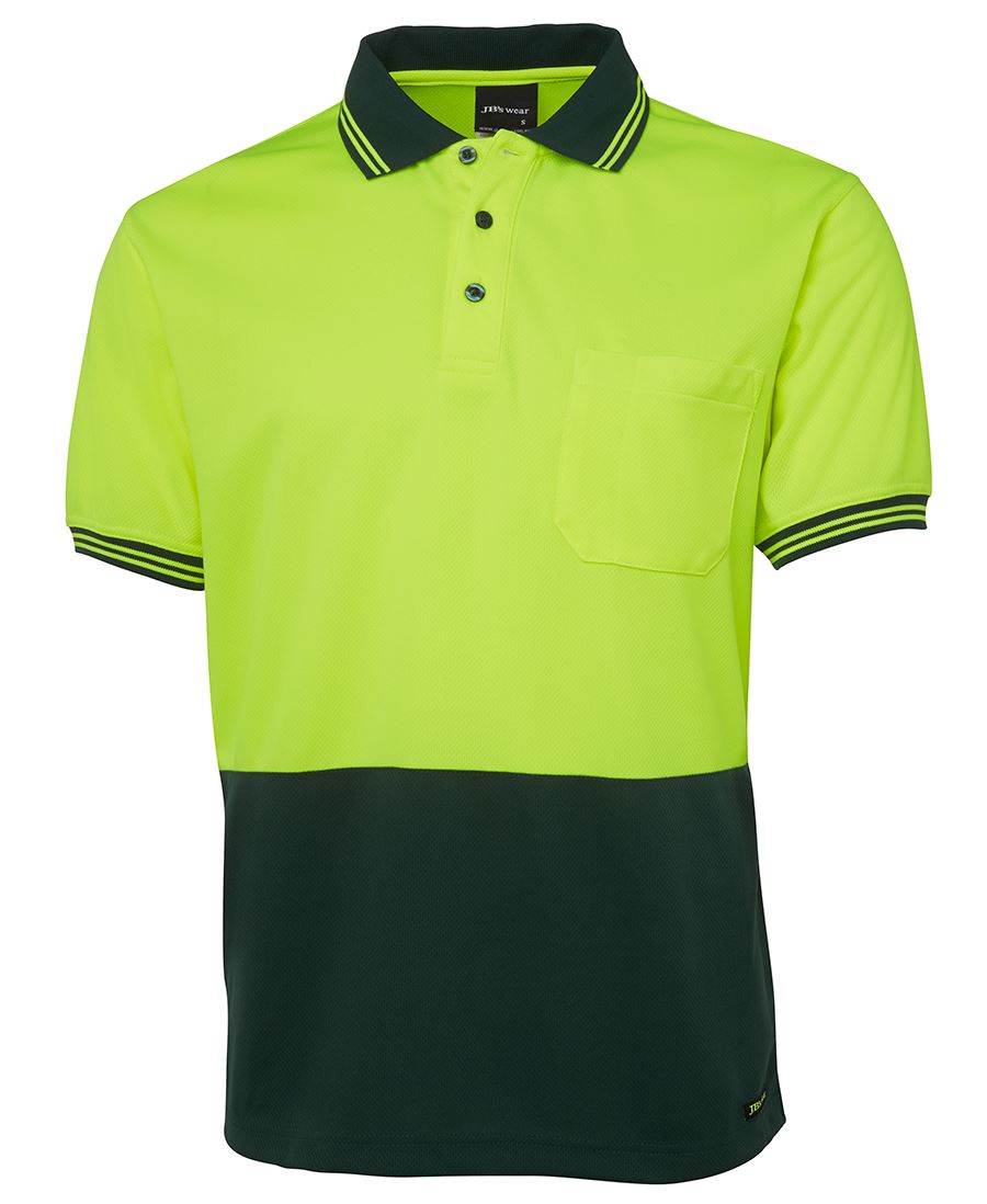 6HVPS - JBs Wear - Hi-Viz Traditional Polo