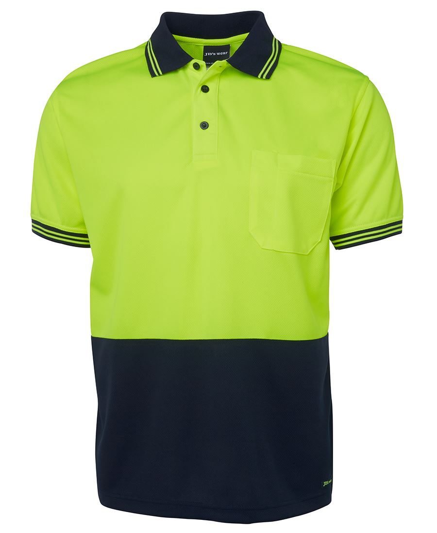 6HVPS - JBs Wear - Hi-Viz Traditional Polo