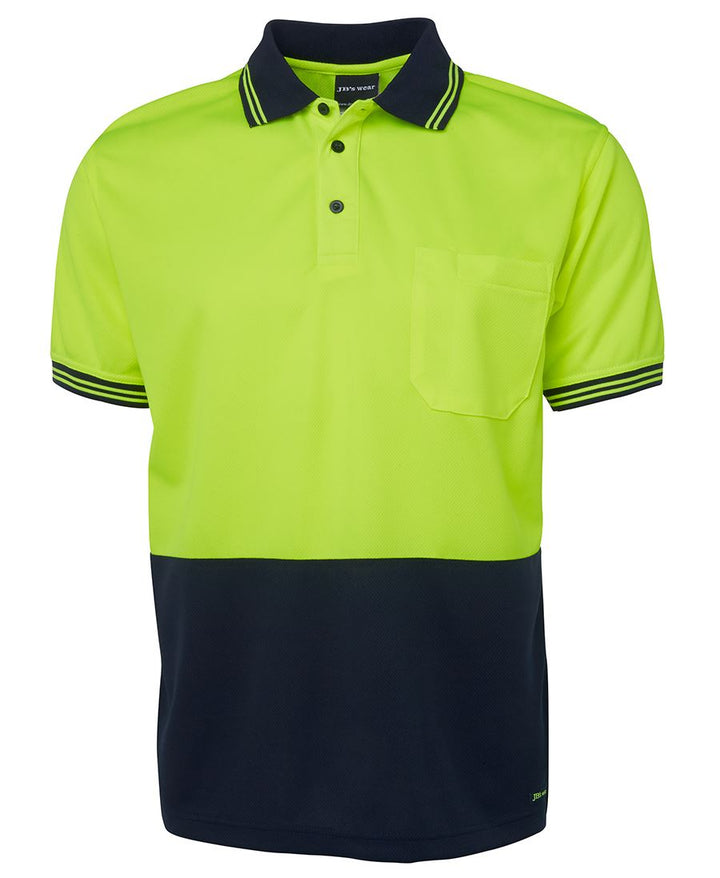 6HVPS - JBs Wear - Hi-Viz Traditional Polo