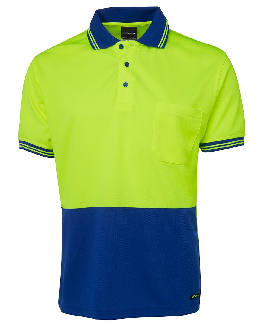 6HVPS - JBs Wear - Hi-Viz Traditional Polo