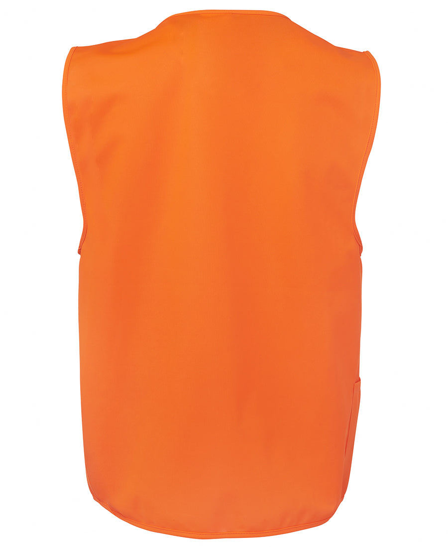 6HVSZ - JB's Wear - Hi Viz Zip Safety Vest