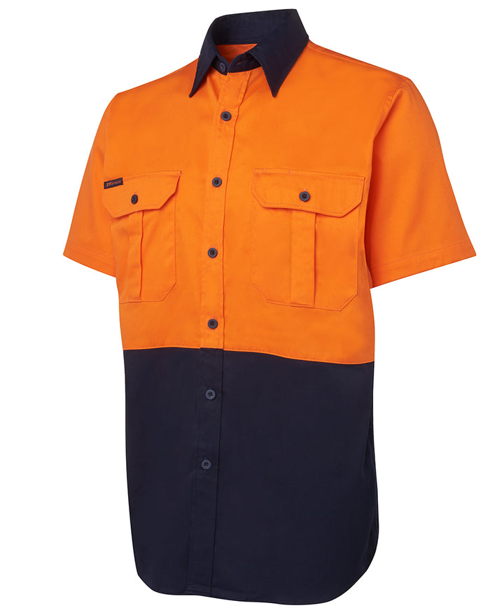 6HWS JBs Wear Hi-Viz Short sleeve shirt 190g