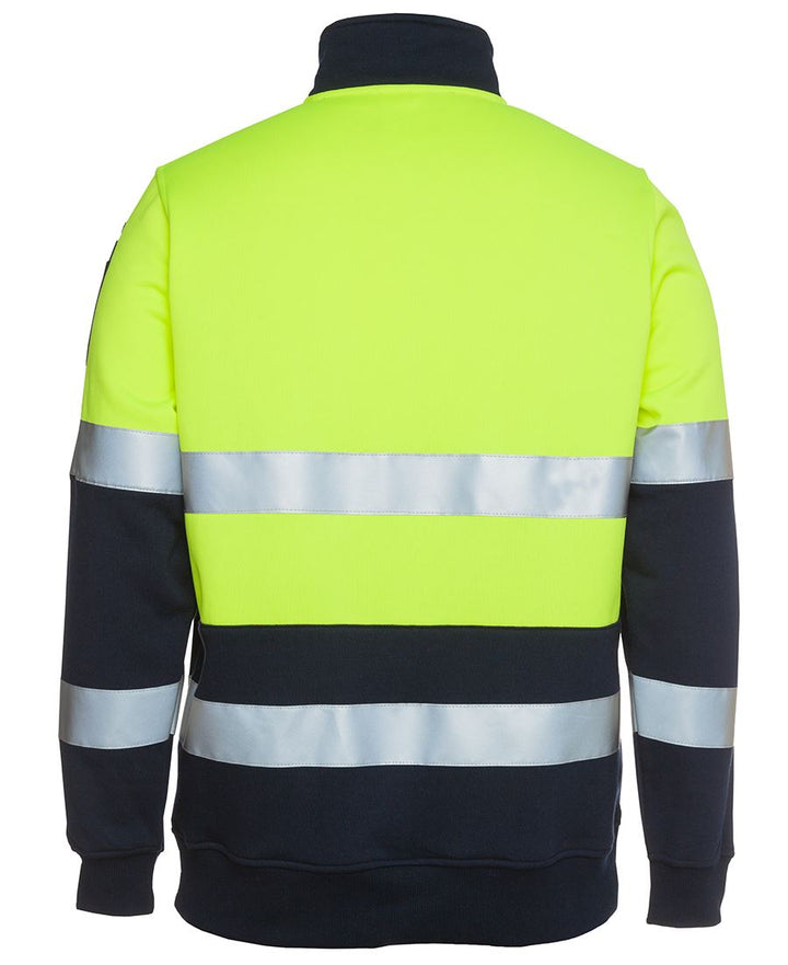 6HZFS - JB's Wear - Hi-Viz 1/2 zip Biomotion Sweat 3M Taped Sweatshirt