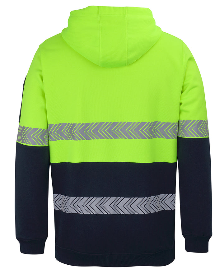 6HZSH - JBs Wear - Hi-Viz 1/2 zip Segmented Tape Hoodie (Day & NIGHT)