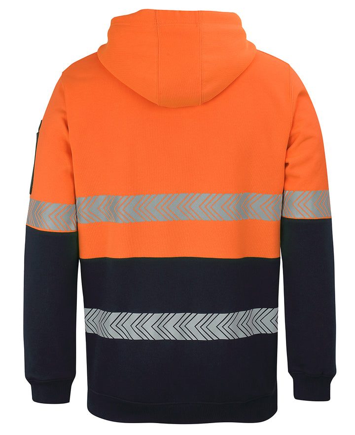 6HZSH - JBs Wear - Hi-Viz 1/2 zip Segmented Tape Hoodie (Day & NIGHT)