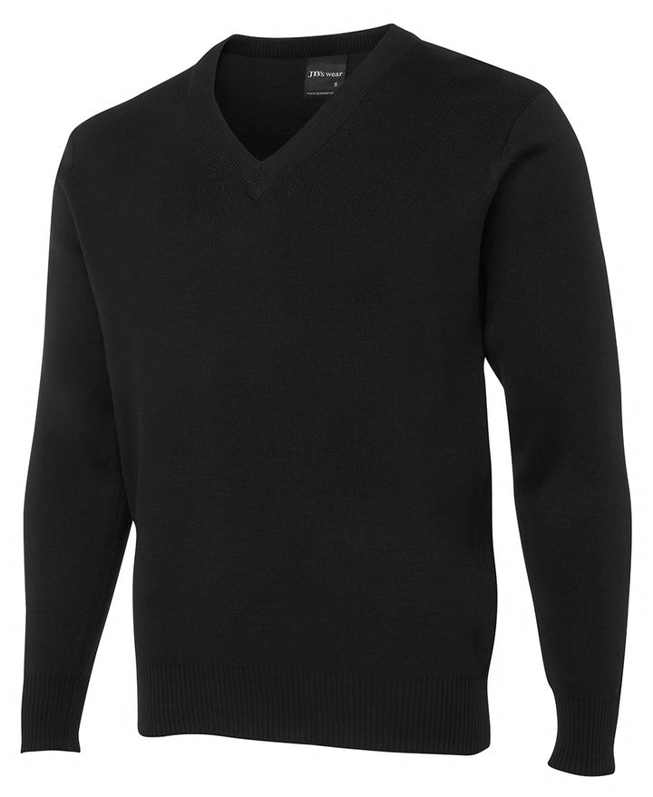 6J -  JB's Wear - Mens V-Neck Knitted Jumper