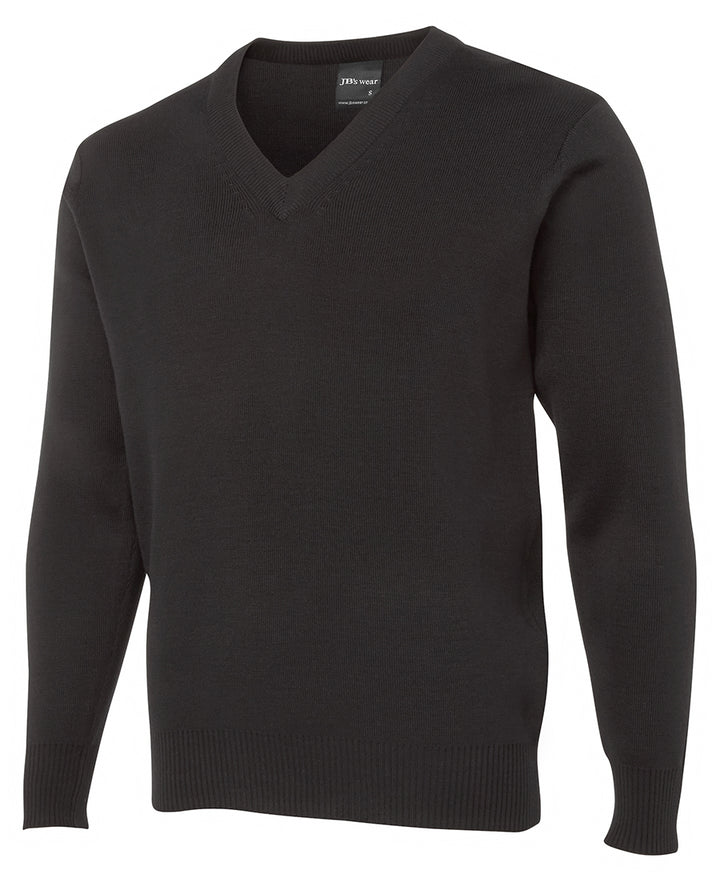 6J -  JB's Wear - Mens V-Neck Knitted Jumper