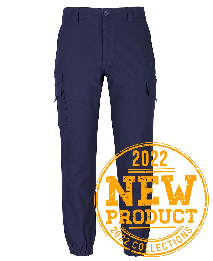 6SCJ - JBs Wear - Multi Pocket Stretch Canvas Jogger (cuffed ankle) - 280gsm