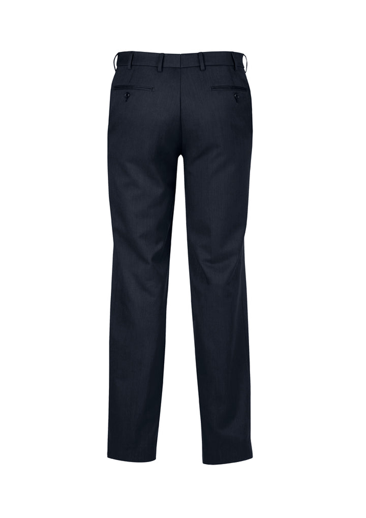 70112S - Biz Corporates - Mens Cool Stretch Flat Front Pant (Stout)