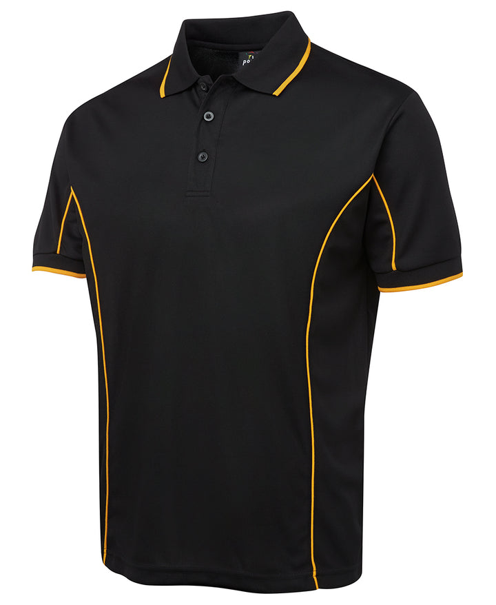 7PIP - JB's Wear - Team Piping Polo - Blacks With 8 Trim Choices