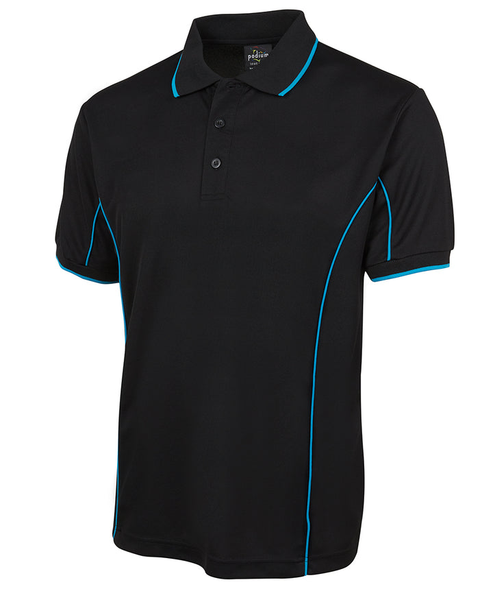 7PIP - JB's Wear - Team Piping Polo - Blacks With 8 Trim Choices