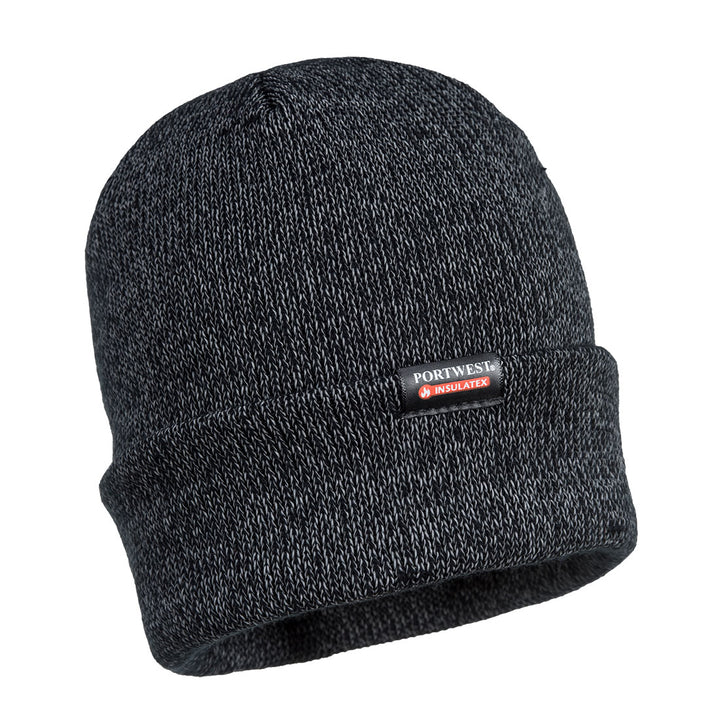 B026 - Portwest - Reflective Knit Beanie with Insulatex Lining.