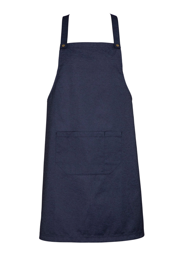 BA55 - Biz Collection - Urban Bib Apron | Blue