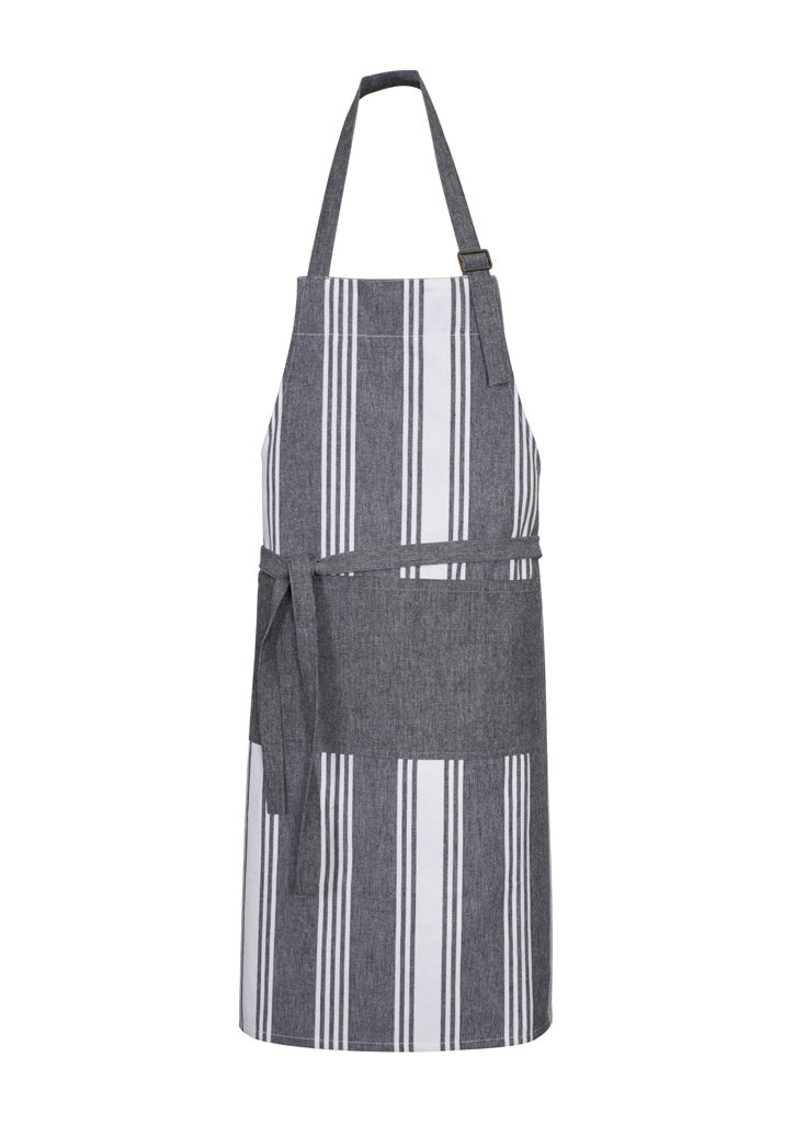 BA75 - Biz Collection - Salt Apron | Charcoal/White