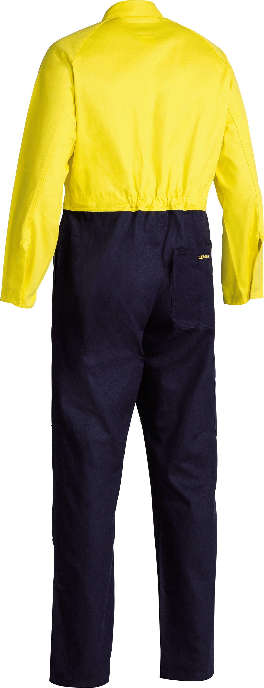 BC6357 - Bisley 2 Tone Hi Vis 100% Cotton Overalls - 310gsm