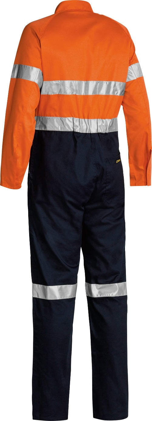 BC6719TW - Bisley - 2 Tone Hi Vis Lightweight Overalls 3M Reflective Tape