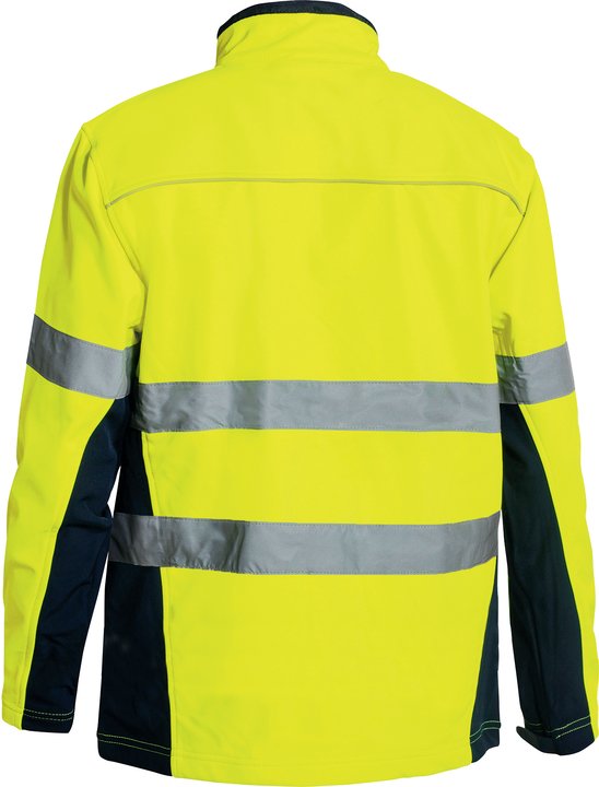 BJ6059T - Bisley - Hi-Viz Taped Softshell Jacket