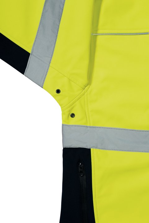 BJ6059T - Bisley - Hi-Vis Taped Softshell Jacket