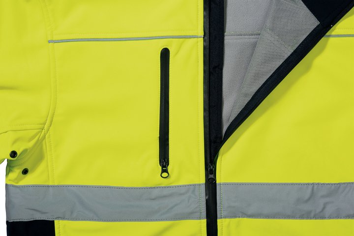 BJ6059T - Bisley - Hi-Vis Taped Softshell Jacket