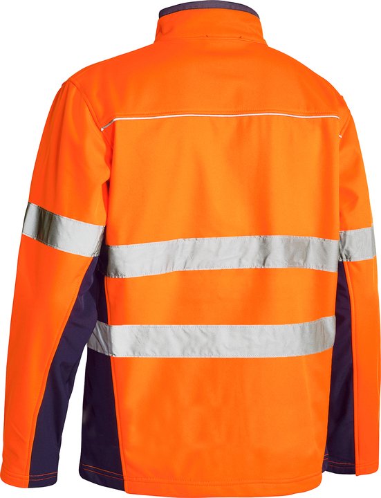 BJ6059T - Bisley - Hi-Viz Taped Softshell Jacket