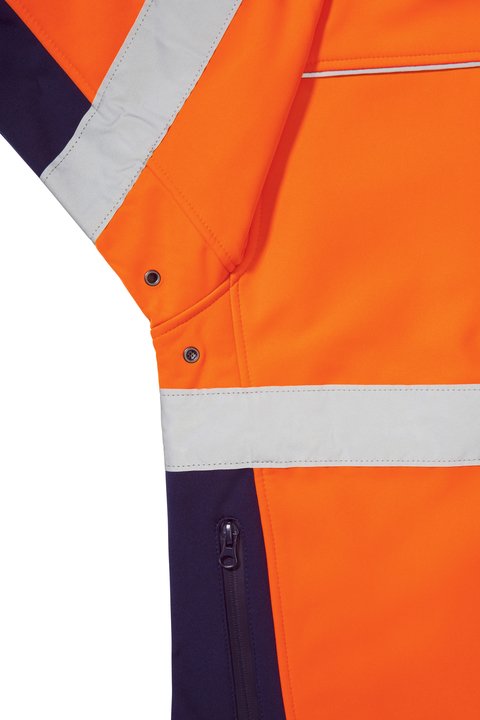 BJ6059T - Bisley - Hi-Vis Taped Softshell Jacket