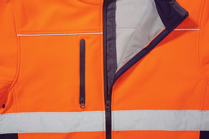 BJ6059T - Bisley - Hi-Vis Taped Softshell Jacket