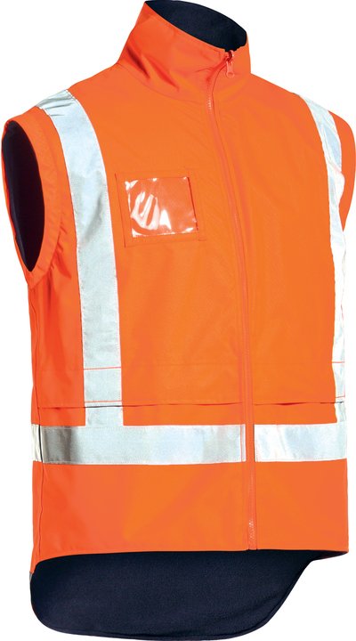 BJ6377HT - Bisley - Hi-Vis TTMC 5 in 1 Waterproof Jacket - Clearance