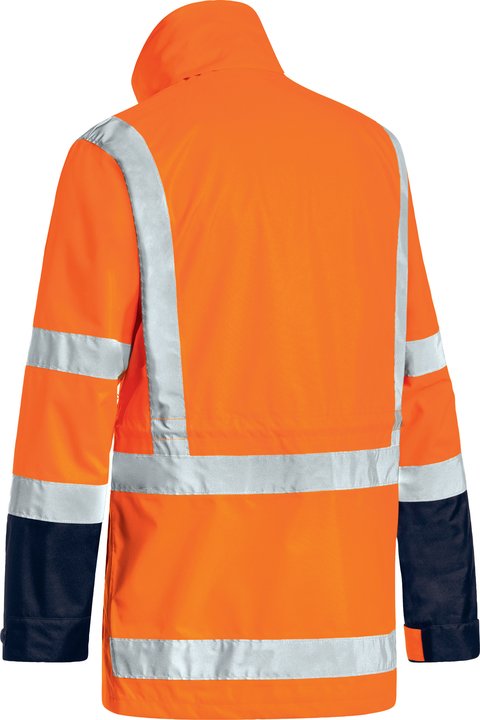 BJ6377HT - Bisley - Hi-Vis TTMC 5 in 1 Waterproof Jacket - Clearance
