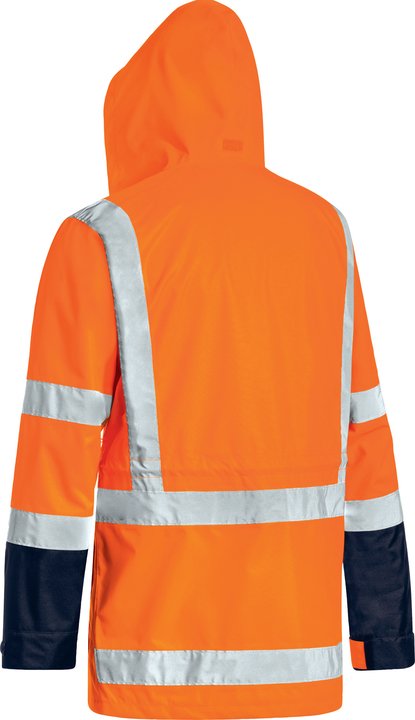 BJ6377HT - Bisley - Hi-Vis TTMC 5 in 1 Waterproof Jacket - Clearance