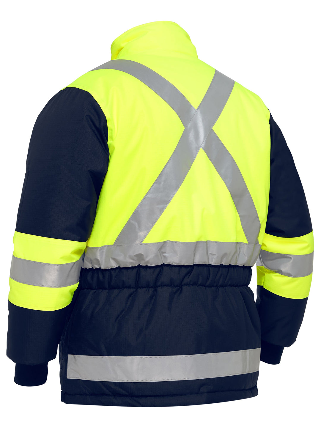 BJ6450T - Bisley - X Taped Two Tone Hi Vis Freezer Jacket