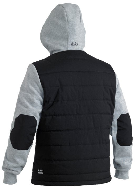 BJ6944 - Bisley - Flx & Move™ Contrast Puffer Fleece Hooded Jacket