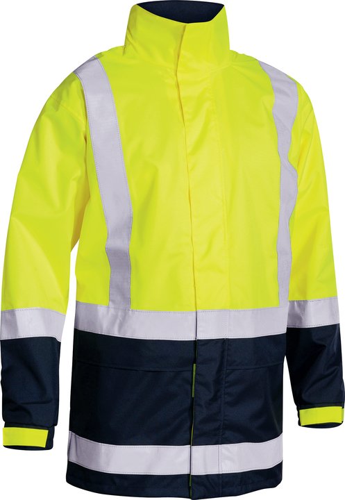 BJ6966T - Bisley - Hi-Vis Taped Waterproof Mesh lined Jacket