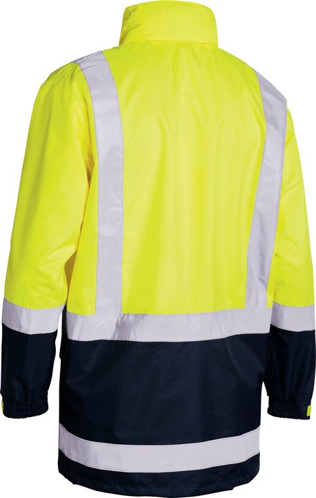 BJ6966T - Bisley - Hi-Vis Taped Waterproof Mesh lined Jacket