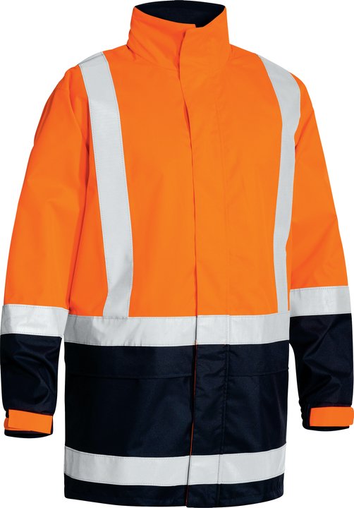 BJ6966T - Bisley - Hi-Vis Taped Waterproof Mesh lined Jacket