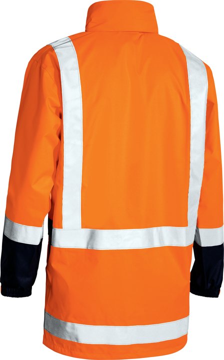 BJ6967T - Bisley - Hi-Vis TTMC Taped Waterproof Mesh lined Jacket