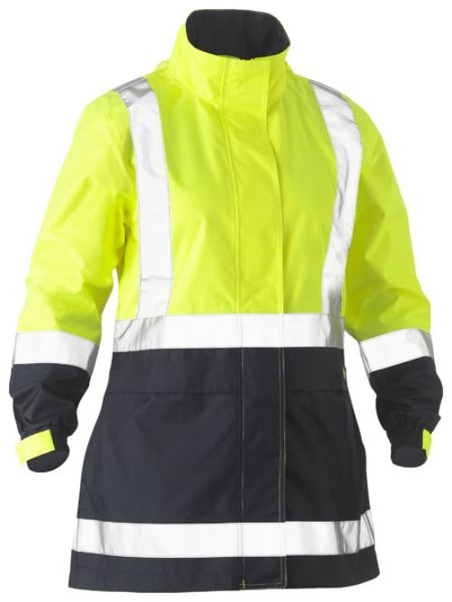 BJL6966T - Bisley - Women's H Taped Two Tone Hi Vis Waterproof Jacket