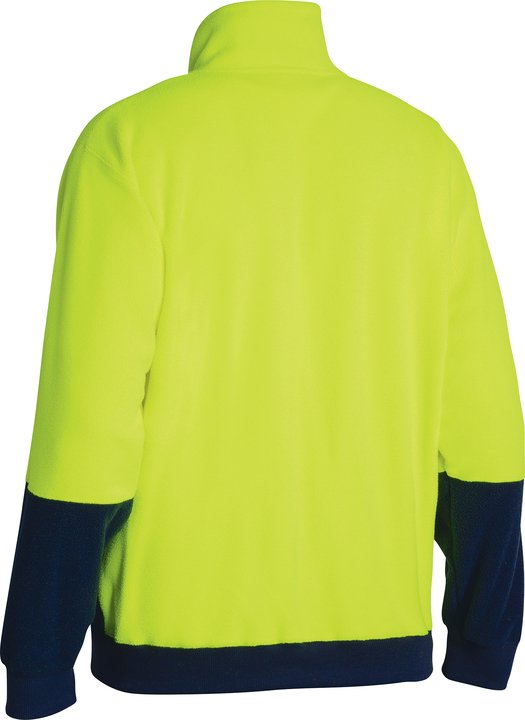 BK6889 - Bisley - Hi Vis Polar Fleece Zip Pullover 300gsm