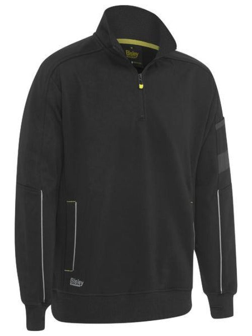 BK6924 - Sherpa Fleece lined 1/4 zip work sweat