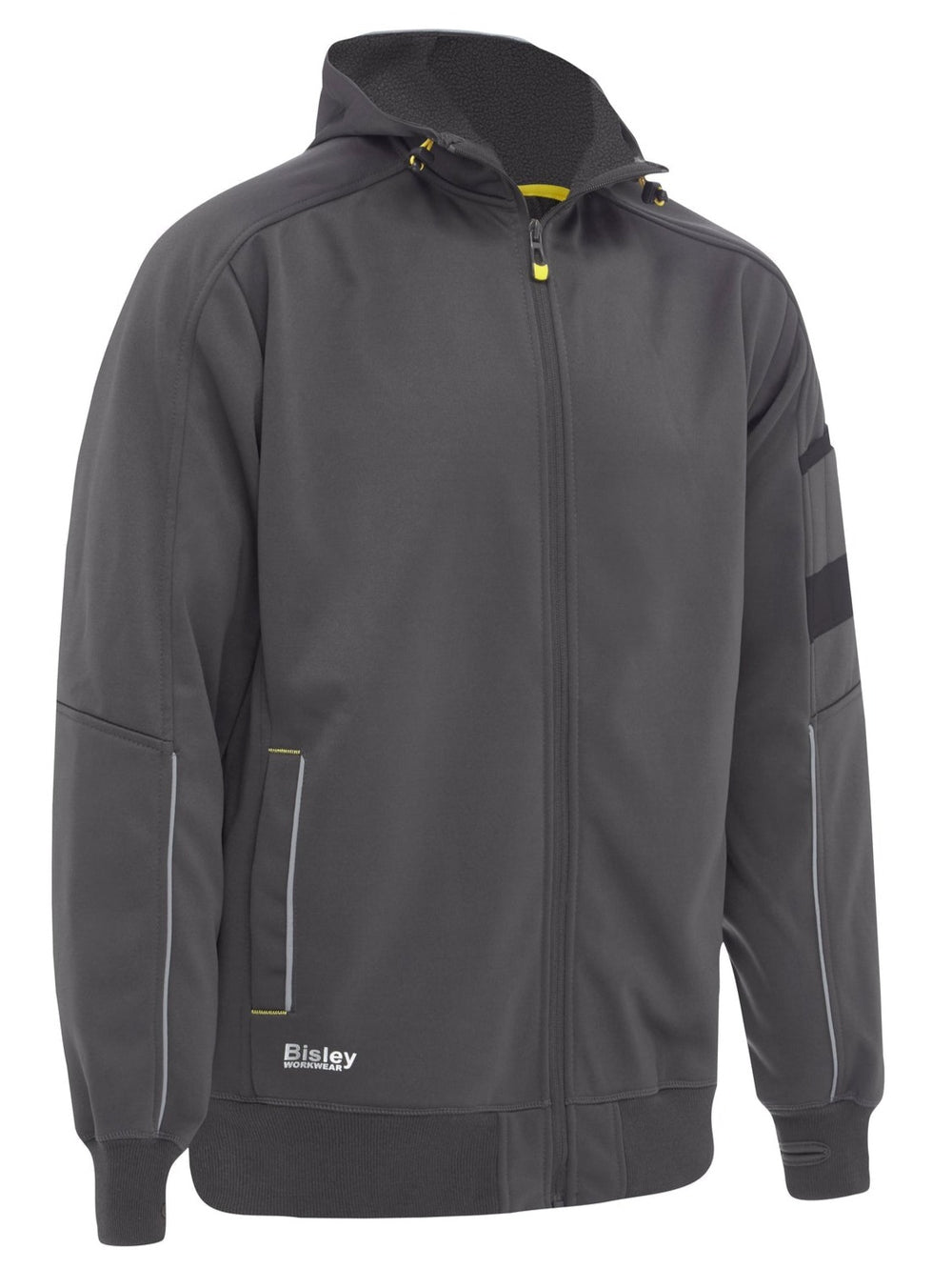 BK6925 - Bisley - Zip-Front Work Fleece Hoodie with Sherpa Fleece Lining (570gsm)