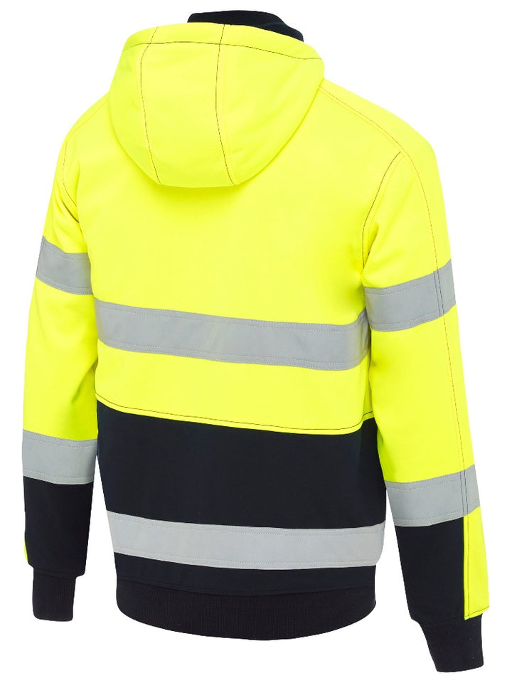 BK6988T - Bisley - Hi-Viz Sherpa Fleece Lined Taped Full Zip Hoodie (Day & NIGHT) 570g