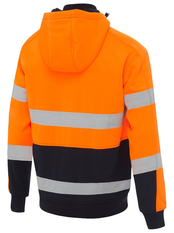 BK6988T - Bisley - Hi-Viz Sherpa Fleece Lined Taped Full Zip Hoodie (Day & NIGHT) 570g