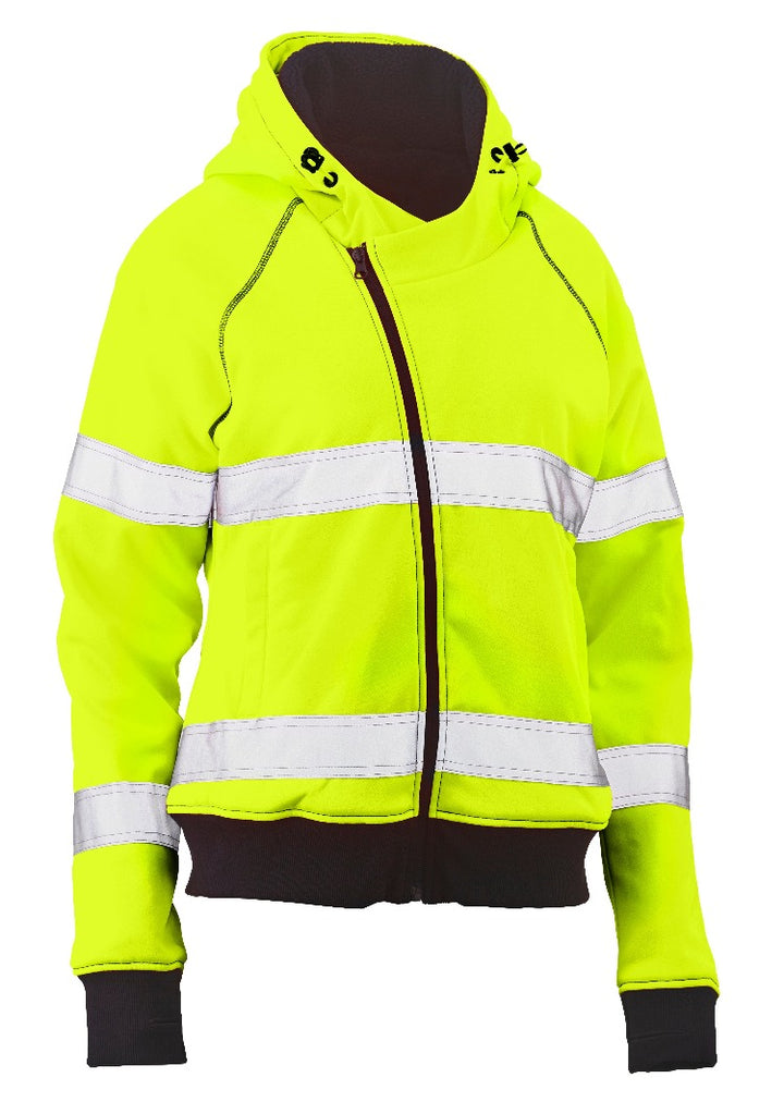 BKL6819T - Bisley - Women's Taped Hi Vis (Sherpa) Fleece Hoodie