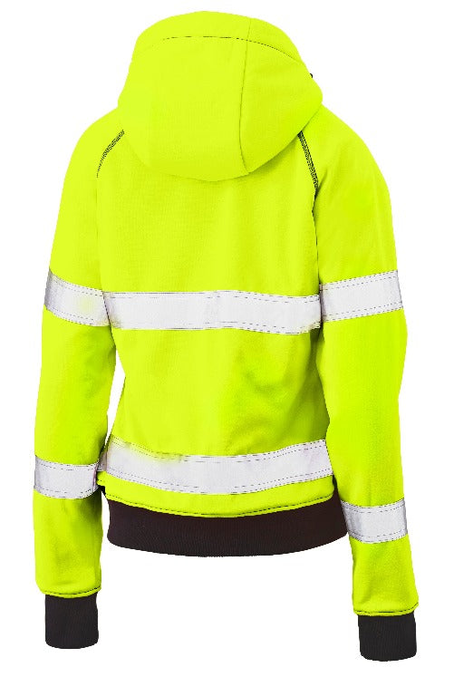 BKL6819T - Bisley - Women's Taped Hi Vis (Sherpa) Fleece Hoodie