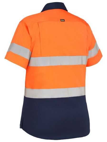 BL1896 - Bisley - Hi-Vis Women's Taped Cool Lightweight Drill Shirt - 155gsm