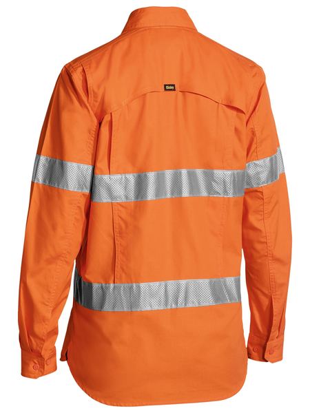 BL6416T - Bisley - Women's x Airflow™ Taped Hi Vis Ripstop Shirt