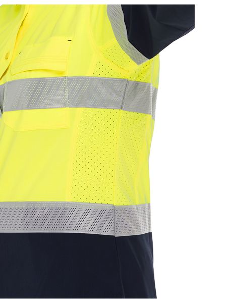 BL6491T - Bisley - Women's X Airflow™ Hi Vis Taped Stretch Ripstop Shirt