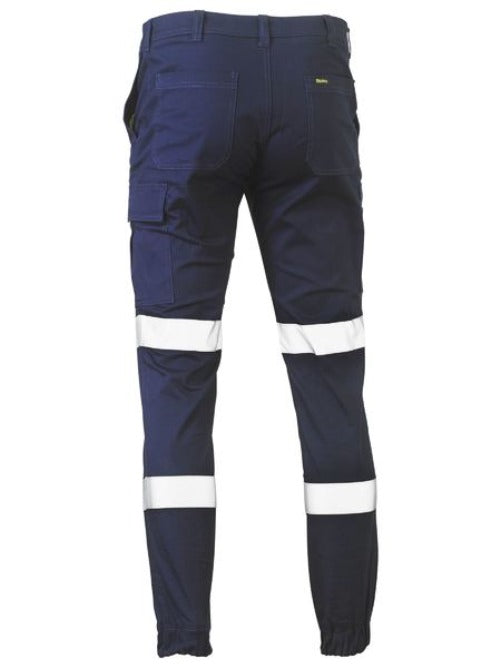 BPC6028T - Bisley - Taped Biomotion Stretch Cotton Drill Cargo CUFFED Pants